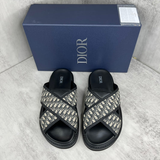 Dior Slides "Black-Beige"