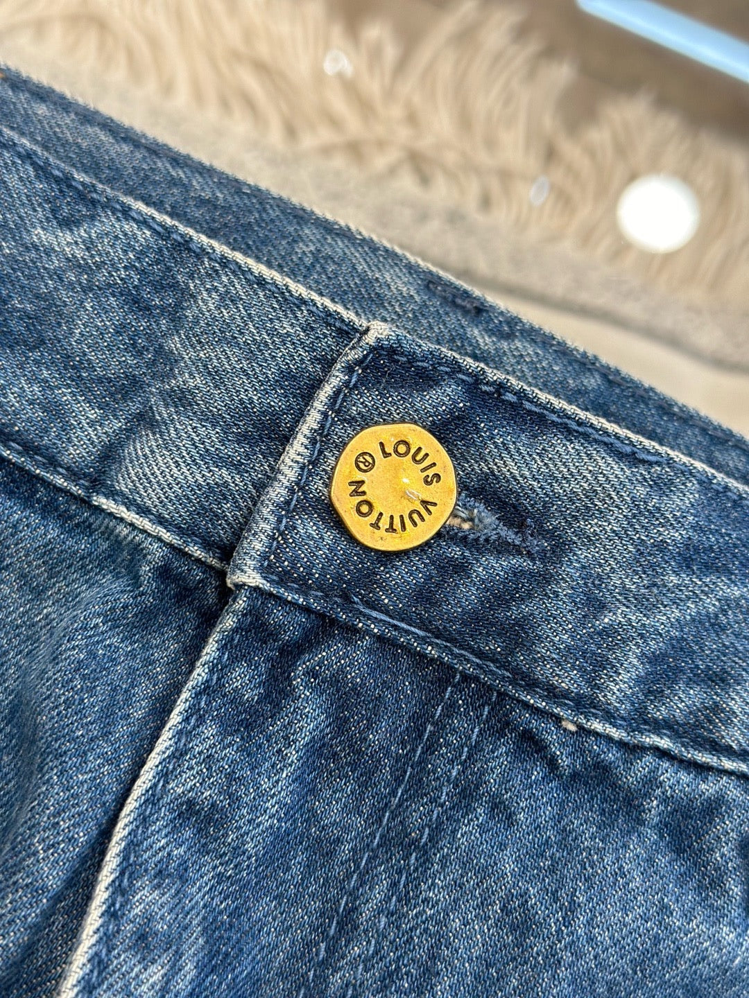 Louis Vuitton Denim Carpenter Shorts