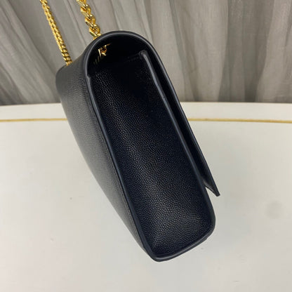 Saint Laurent Kate Medium in Grain De Poudre Embossed Leather