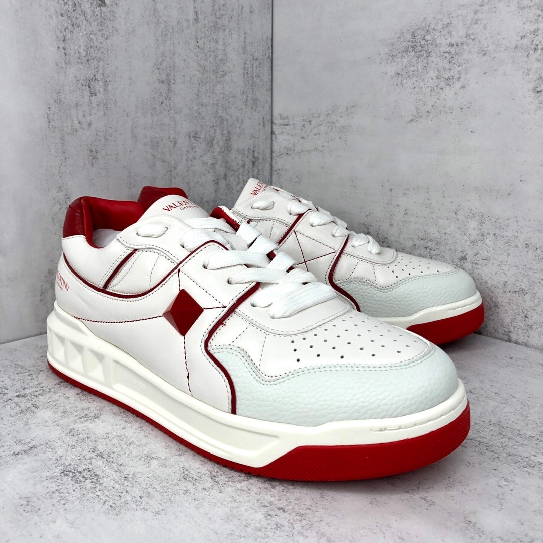 Valentino Garavani One Stud "White-Red"
