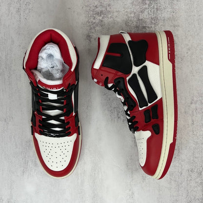 Amiri Skel Top High "Red-Black-White"