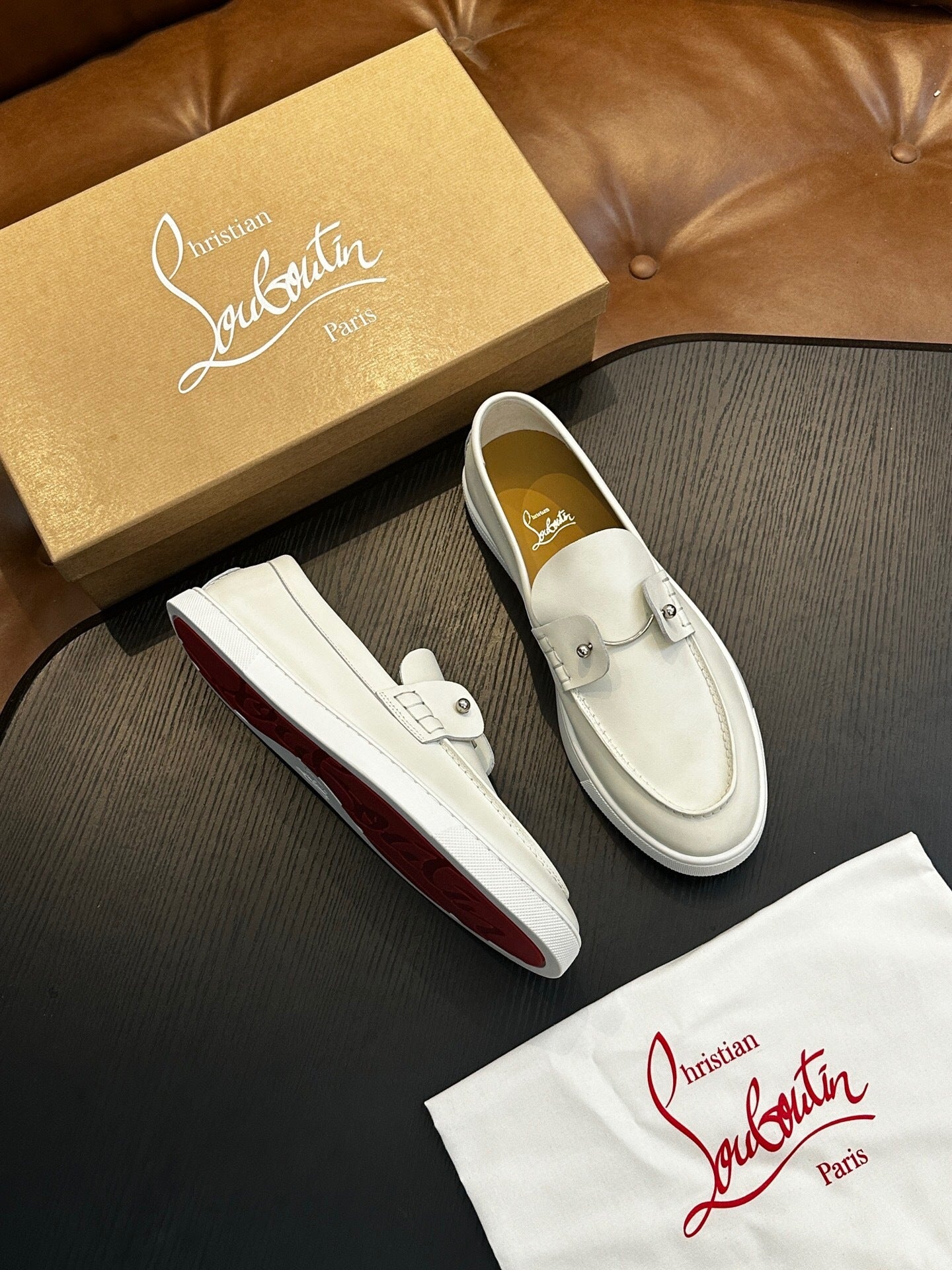 Christian Louboutin Chambeliboat "White"