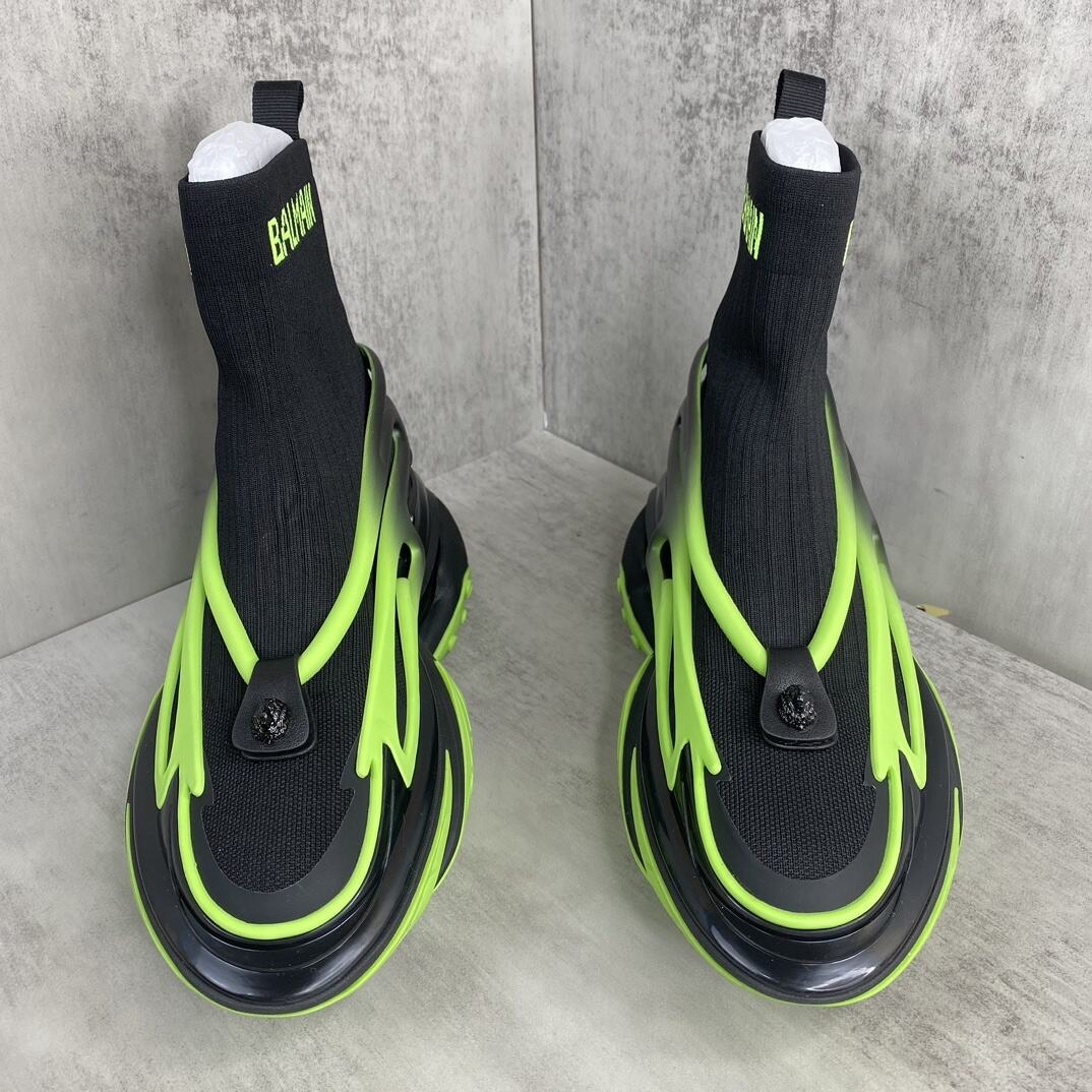 Balmain Unicorn High-Tops "Black-Green"