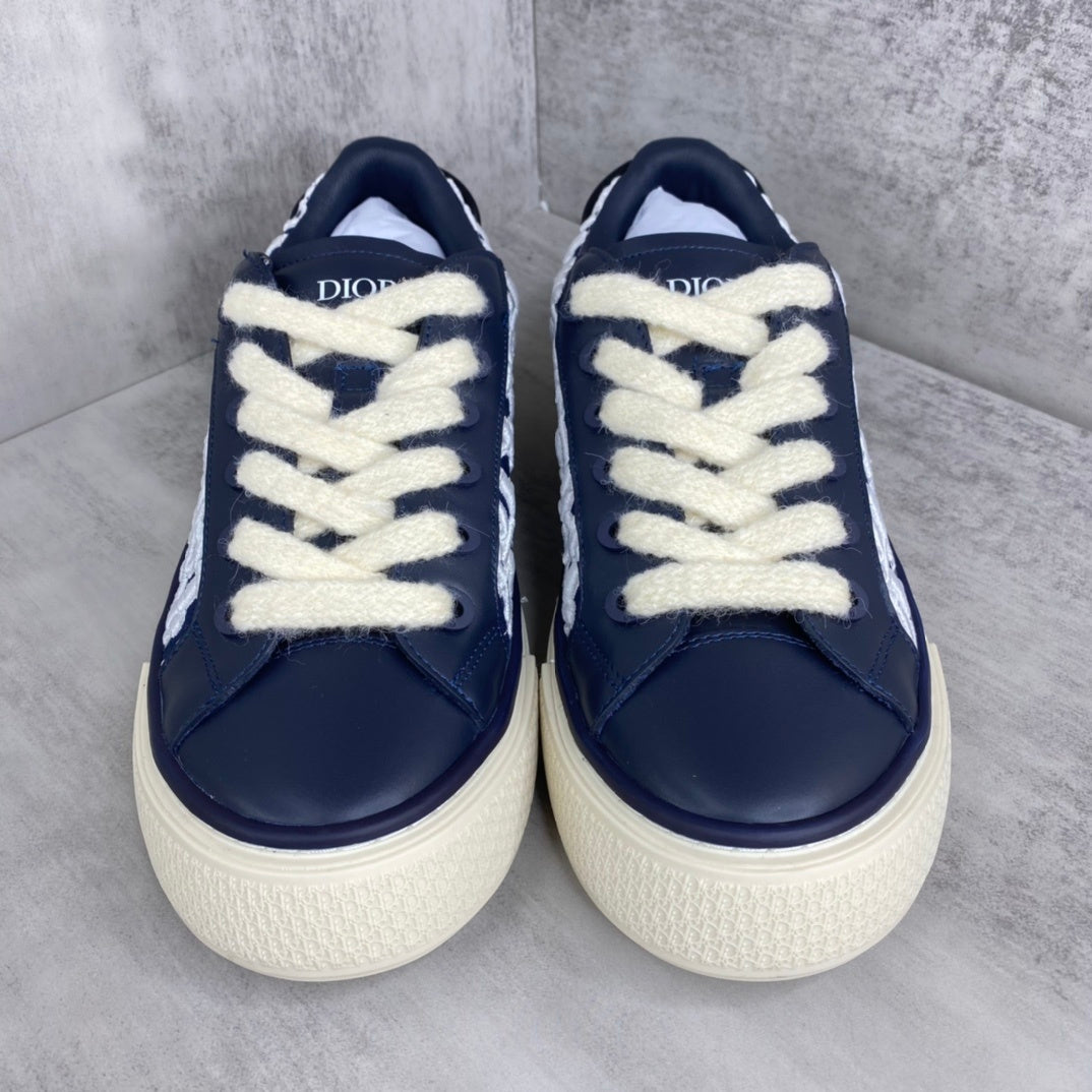 Dior B33 "Blue Oblique Embroidery"