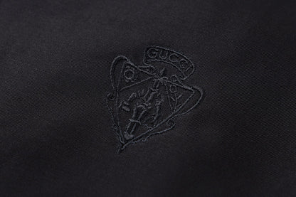 Gucci Reversible Cotton Canvas Zip Jacket Black Compact Cotton Canvas" and "GG nylon"