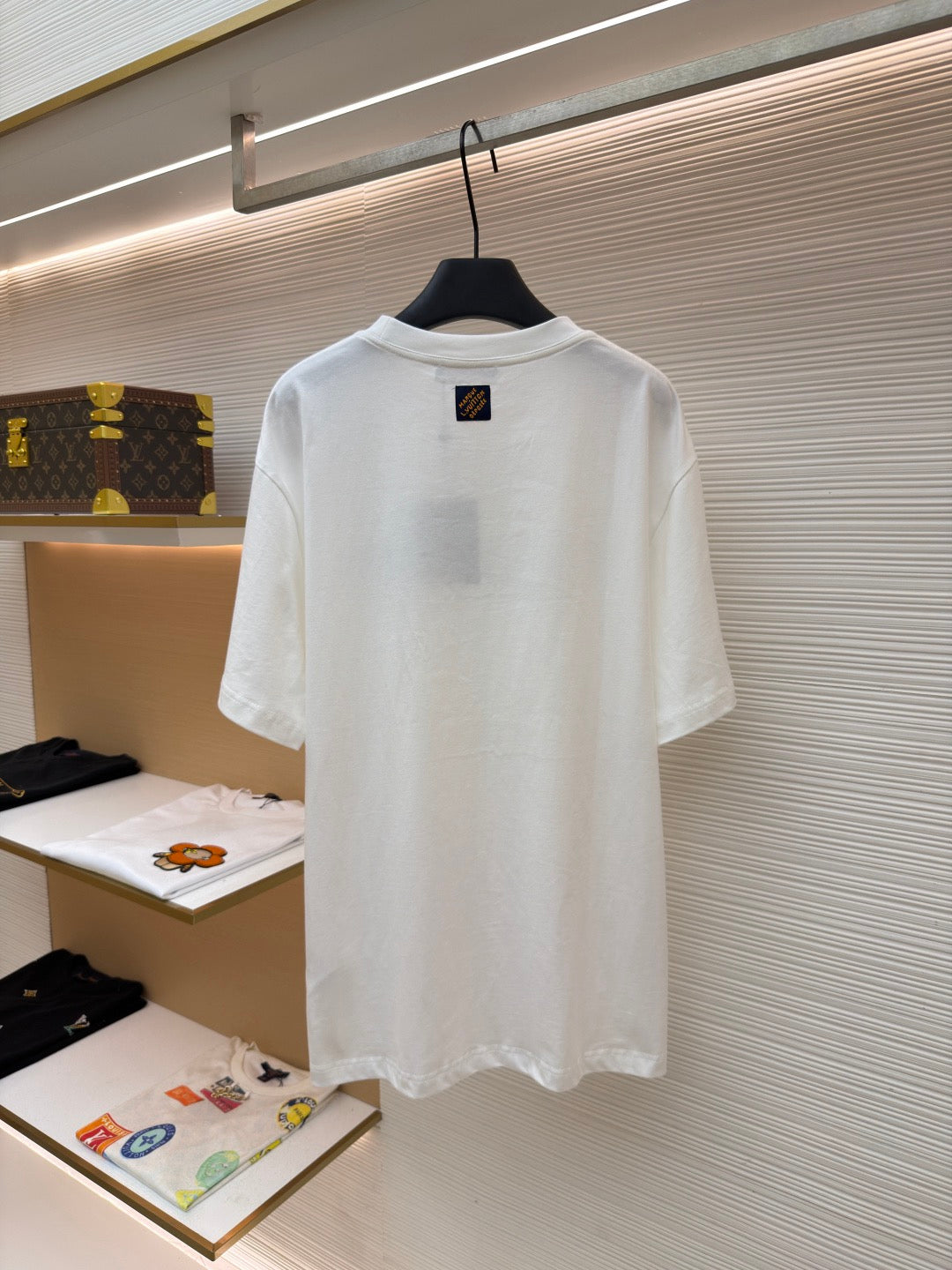 Louis Vuitton Denim Signature Short-Sleeved T-Shirt "Milky White"