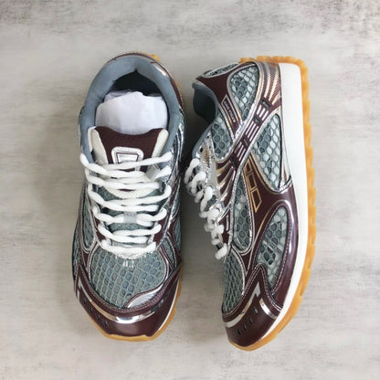 Bottega Veneta Orbit "Red-Silver"