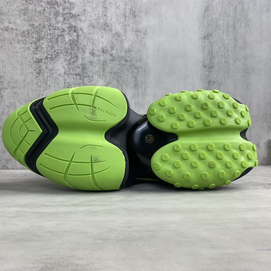 Balmain Unicorn High-Tops "Black-Green"