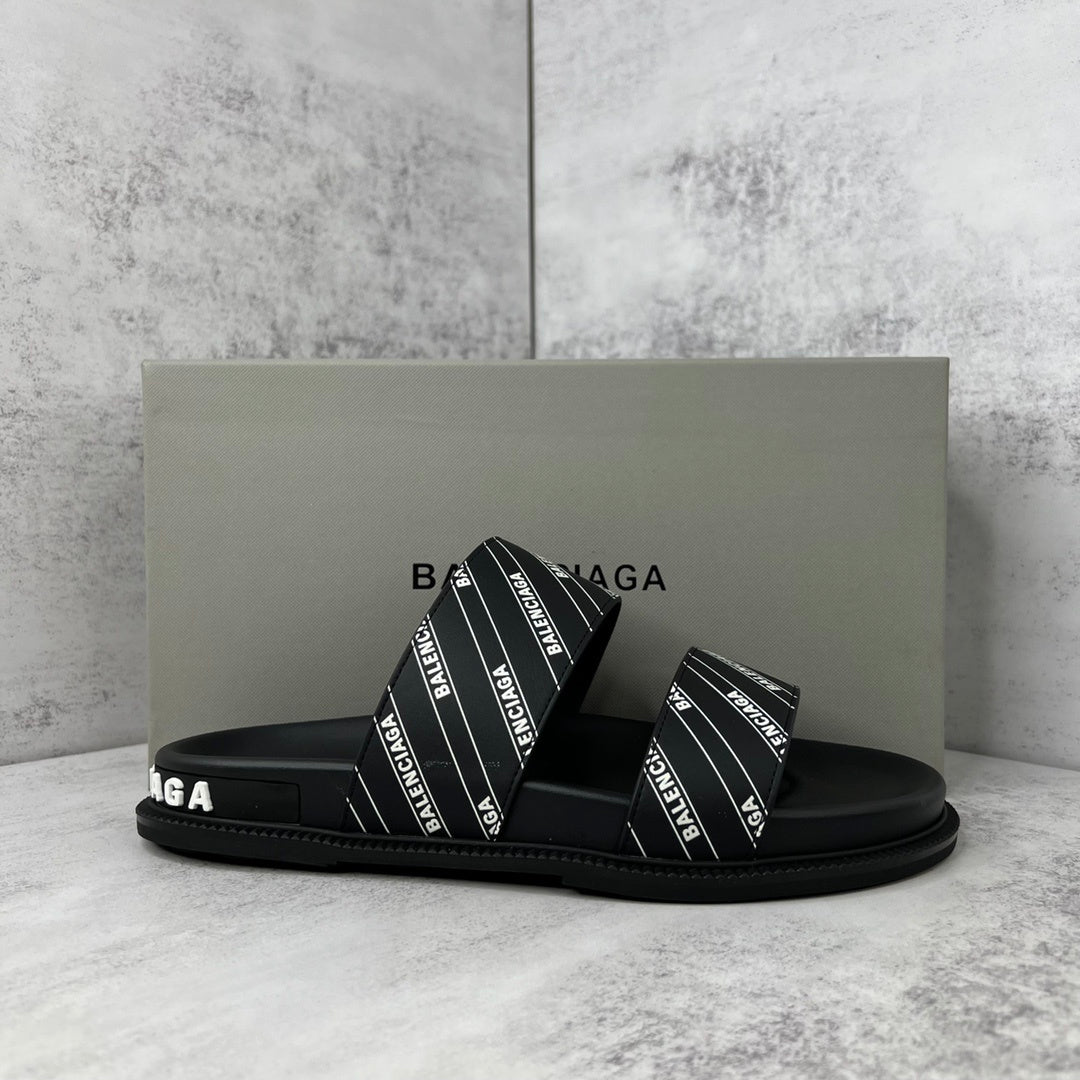 Balenciaga Slides "Black-White"