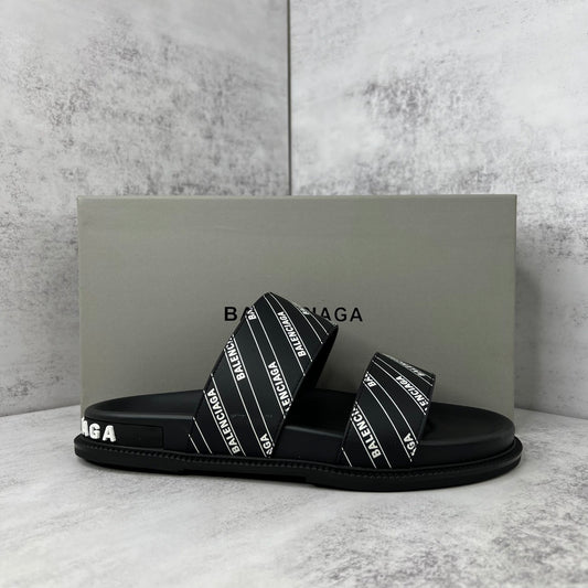 Balenciaga Slides "Black-White"