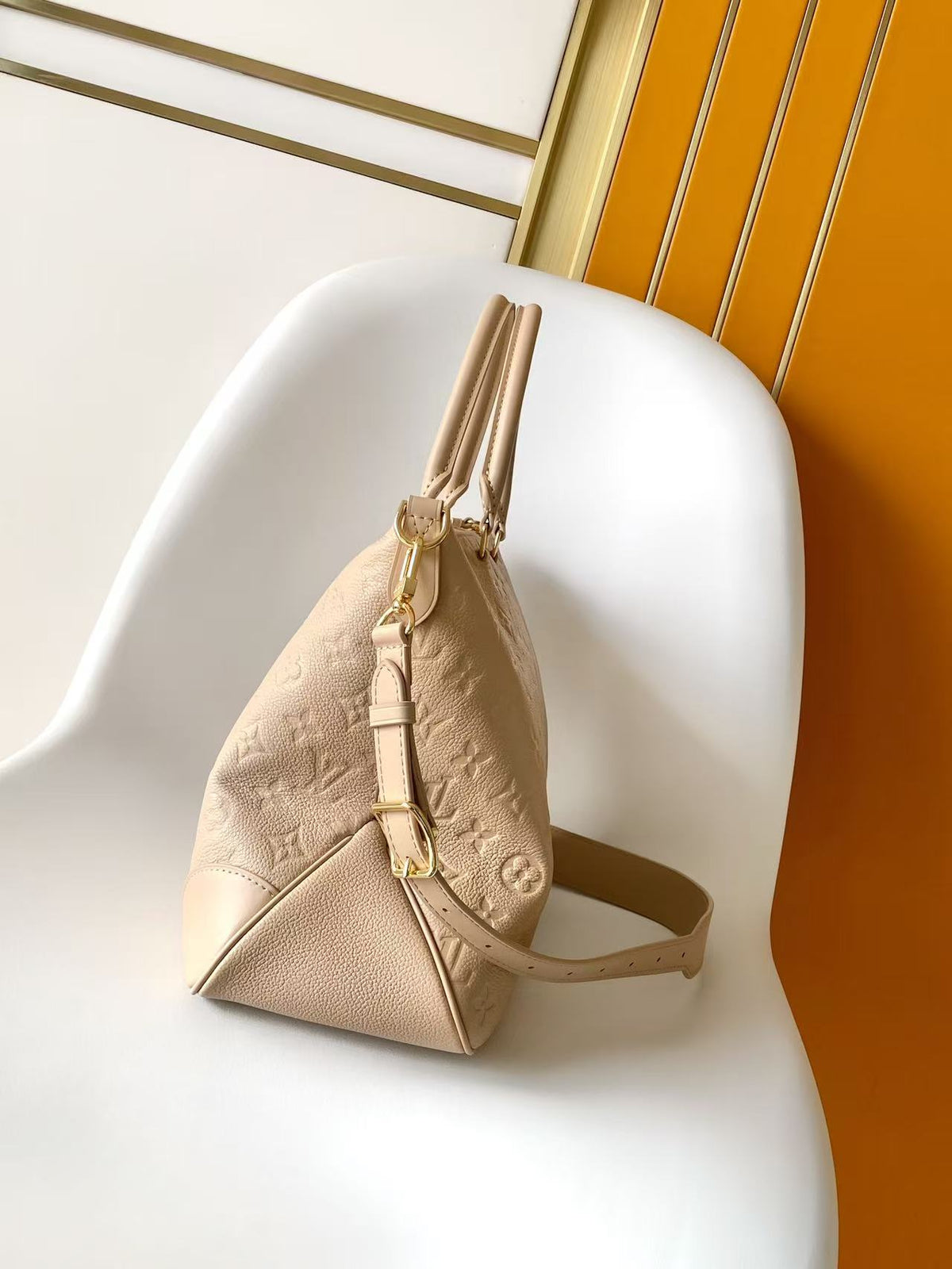 Louis Vuitton Skyline MM "Noisette Monogram Empreinte Leather"