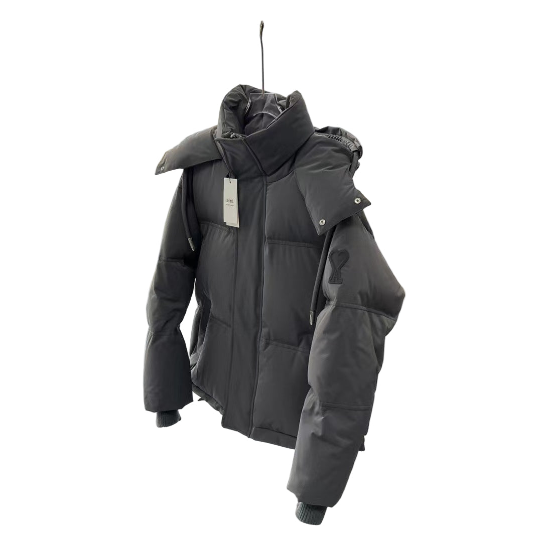Ami Paris Down Jacket "Grey"