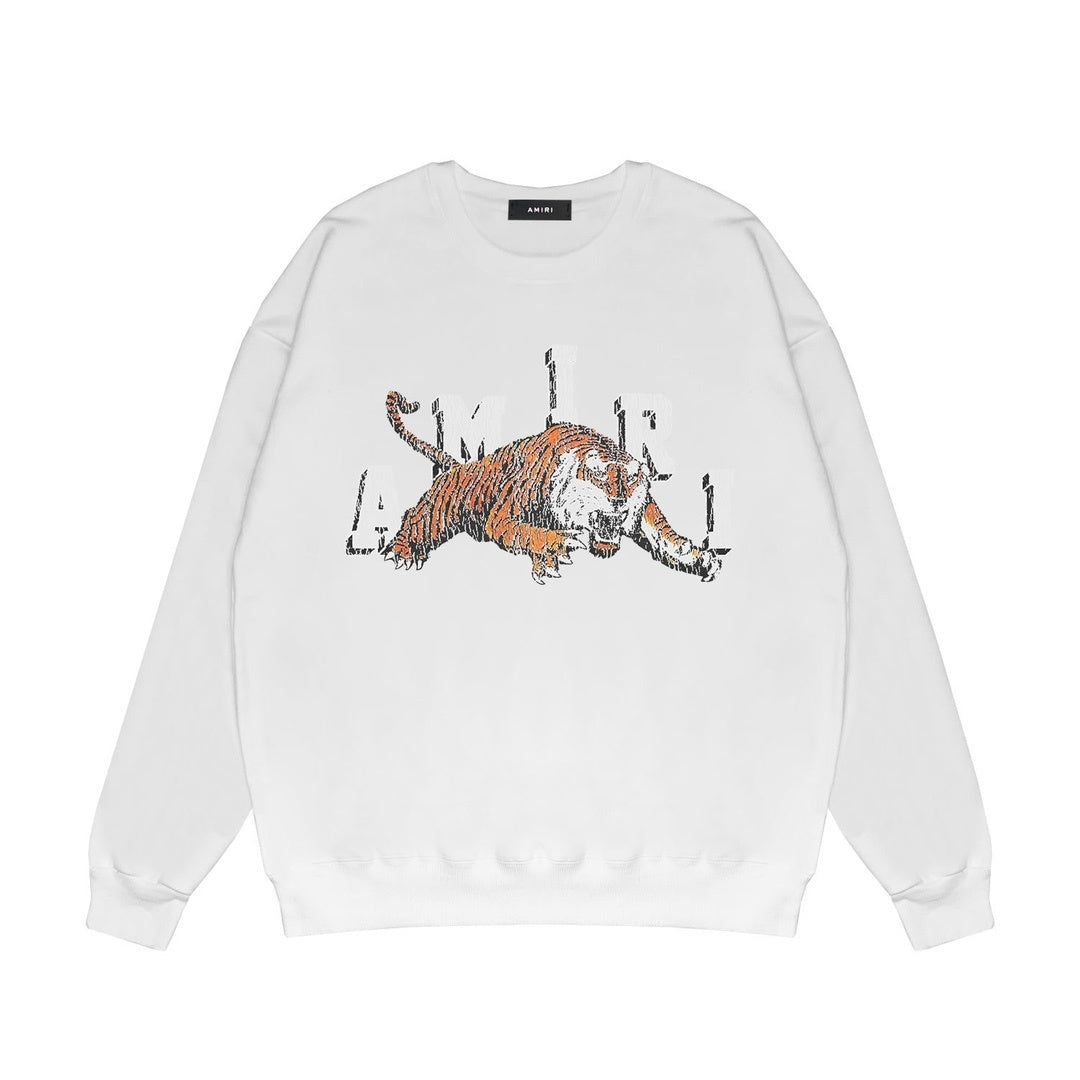 Amiri Vintage Tiger Sweatshirt "White"