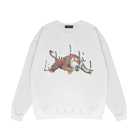 Amiri Vintage Tiger Sweatshirt "White"