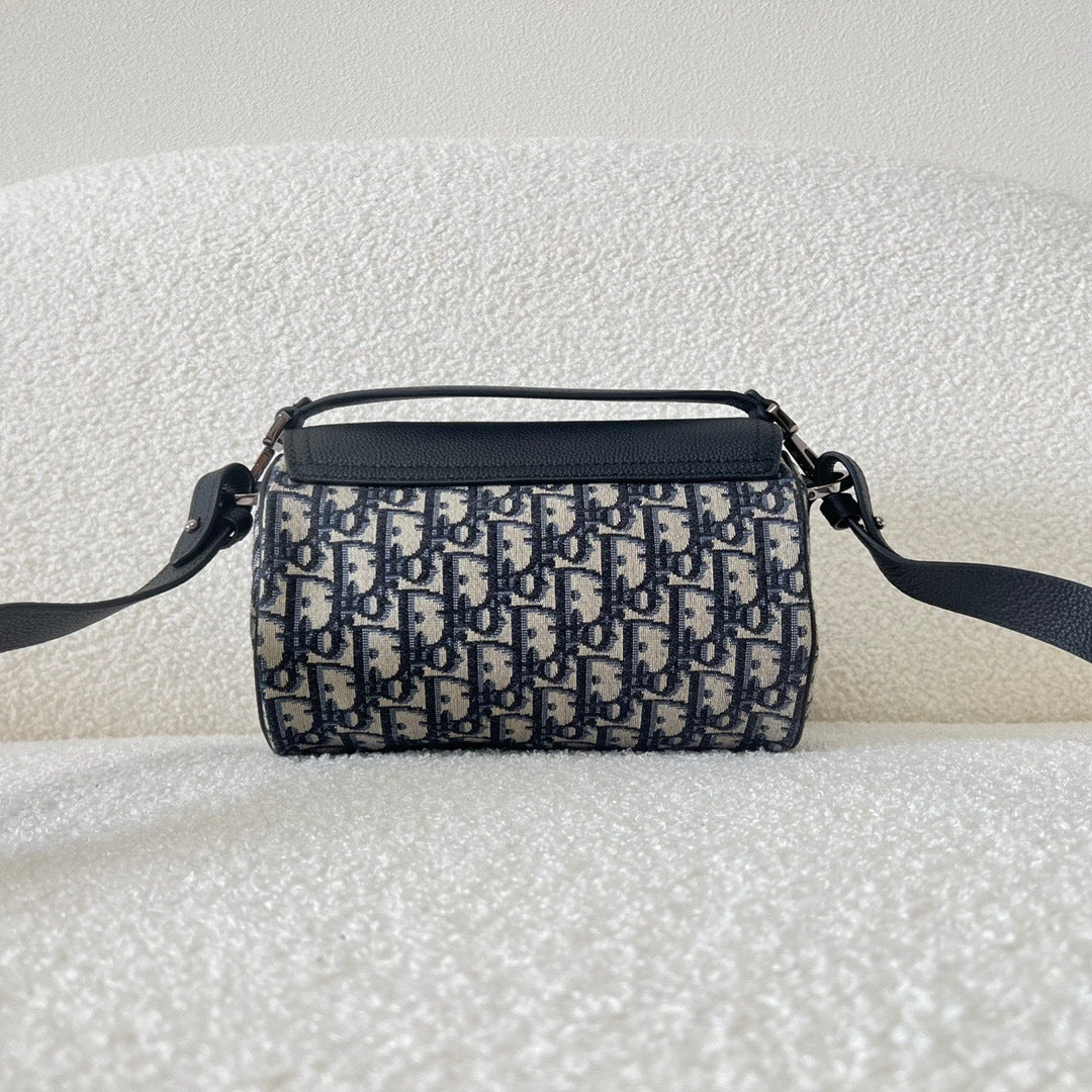 Dior Oblique Mini Roller Bag With Strap