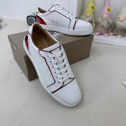 Christian Louboutin Fun Louise Junior "White-Red"