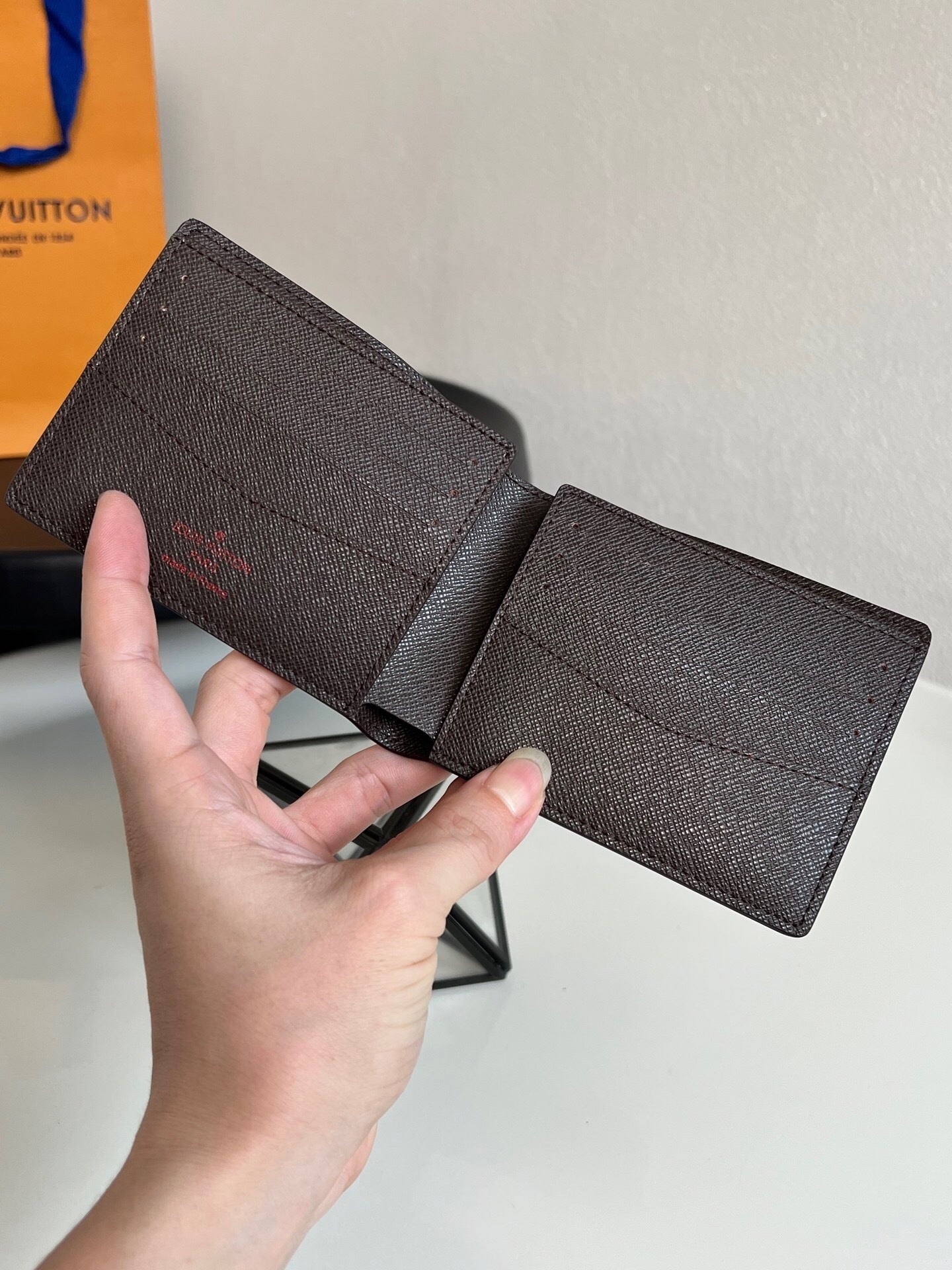 Louis Vuitton Slender Wallet "Damier Ebene"