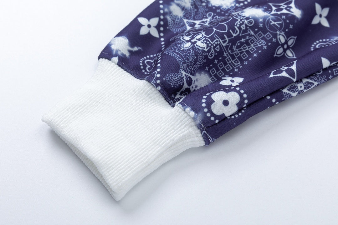 Louis Vuitton Bandana Sweatshirt "White-Purple"