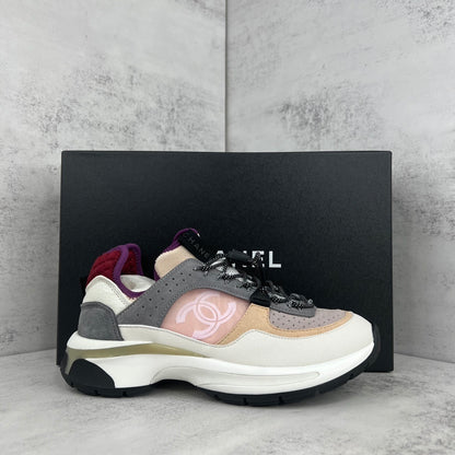 Chanel CC "Grey-Pink-White"