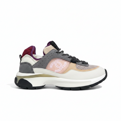 Chanel CC "Grey-Pink-White"