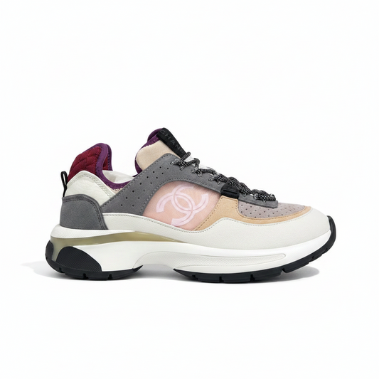Chanel CC "Grey-Pink-White"