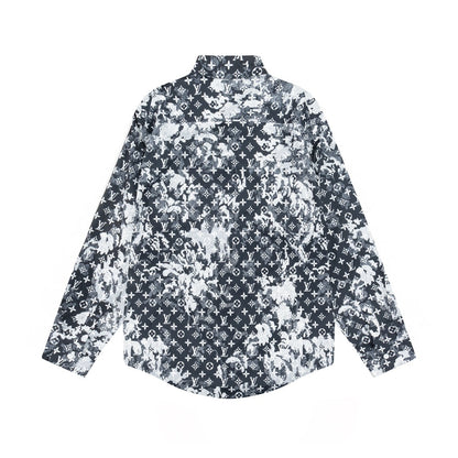 Louis Vuitton Monogram Shirt "Black-White-Grey"