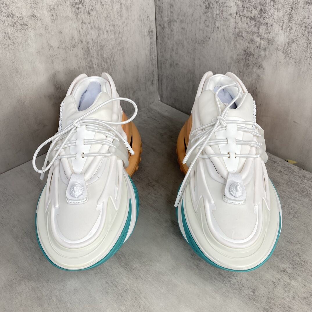 Balmain Unicorn "White-Turquoise"