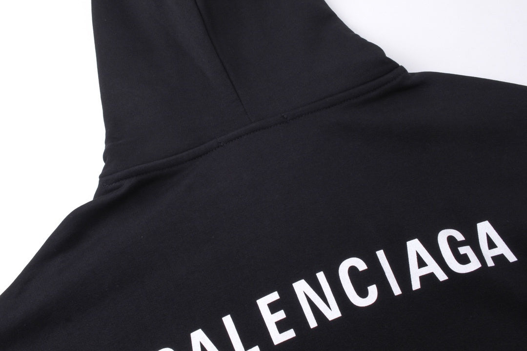 Balenciaga Hoodie "Black-White"