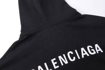 Balenciaga Hoodie "Black-White"