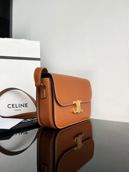 Celine Teen Triomphe Bag in Shiny Calfskin