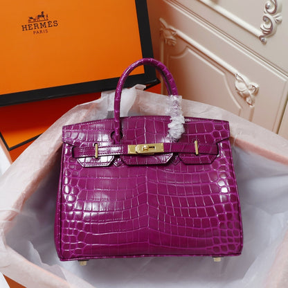 Hermès Crocodile Birking 35