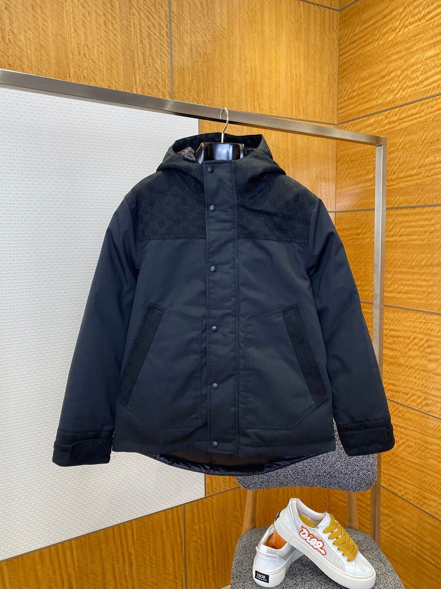 Gucci Cotton Ripstop Padded Jacket "Black"