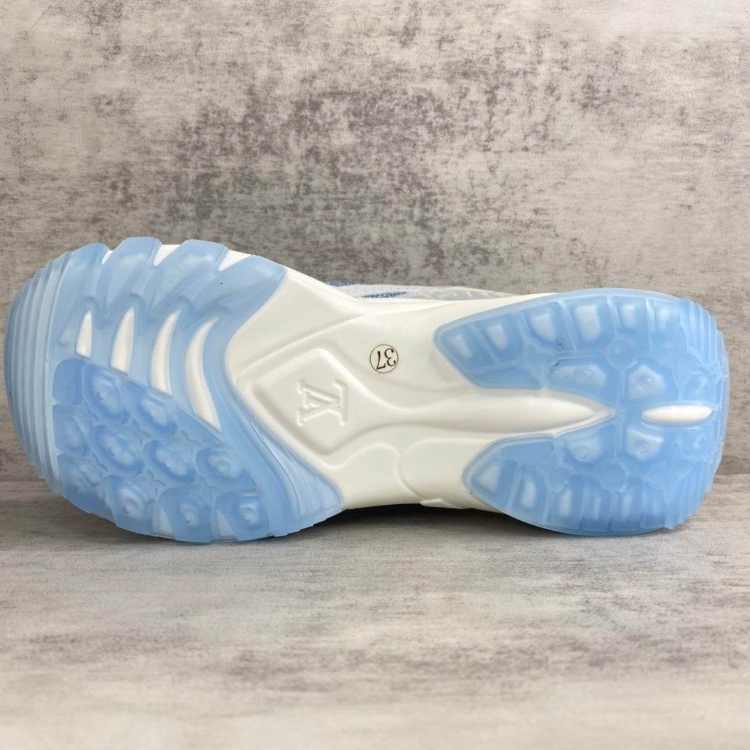 Louis Vuitton Run 55 "White-Blue Denim"