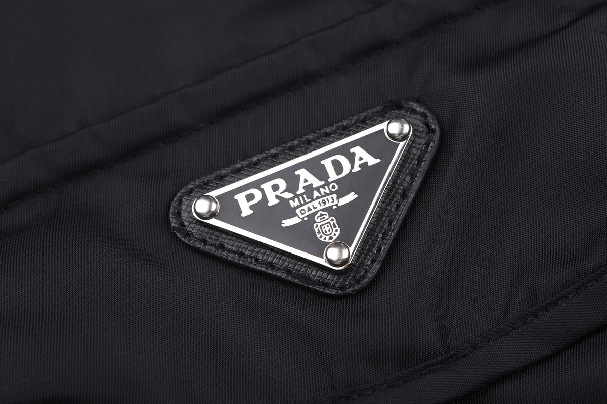 Prada Re-Nylon Triangle Shirt "Black"