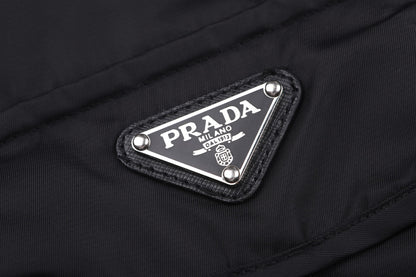 Prada Re-Nylon Triangle Shirt "Black"