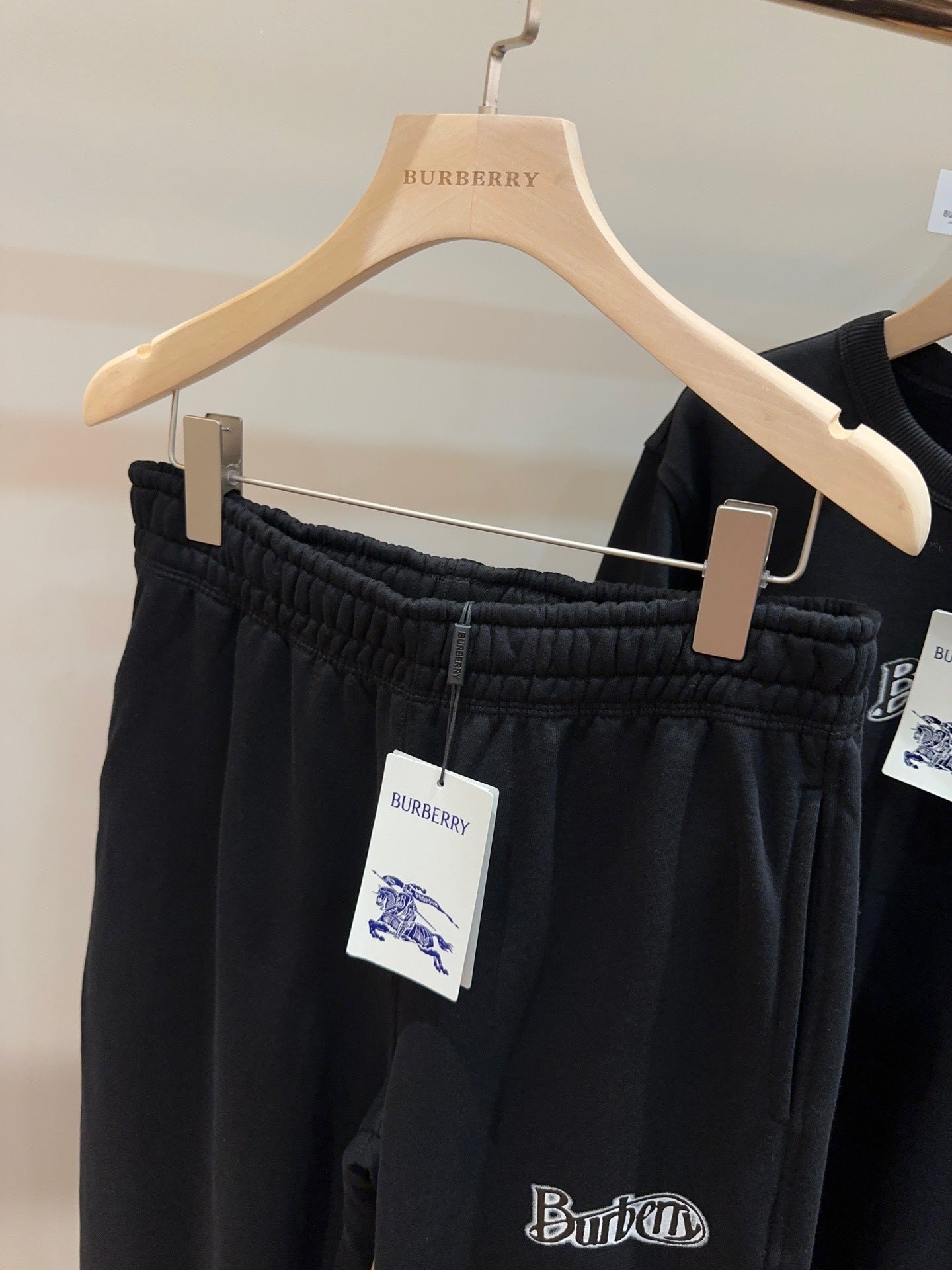 Burberry Logo Jogging Pants "Black"