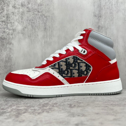 Dior B27 High-Top "White-Red-Beige"
