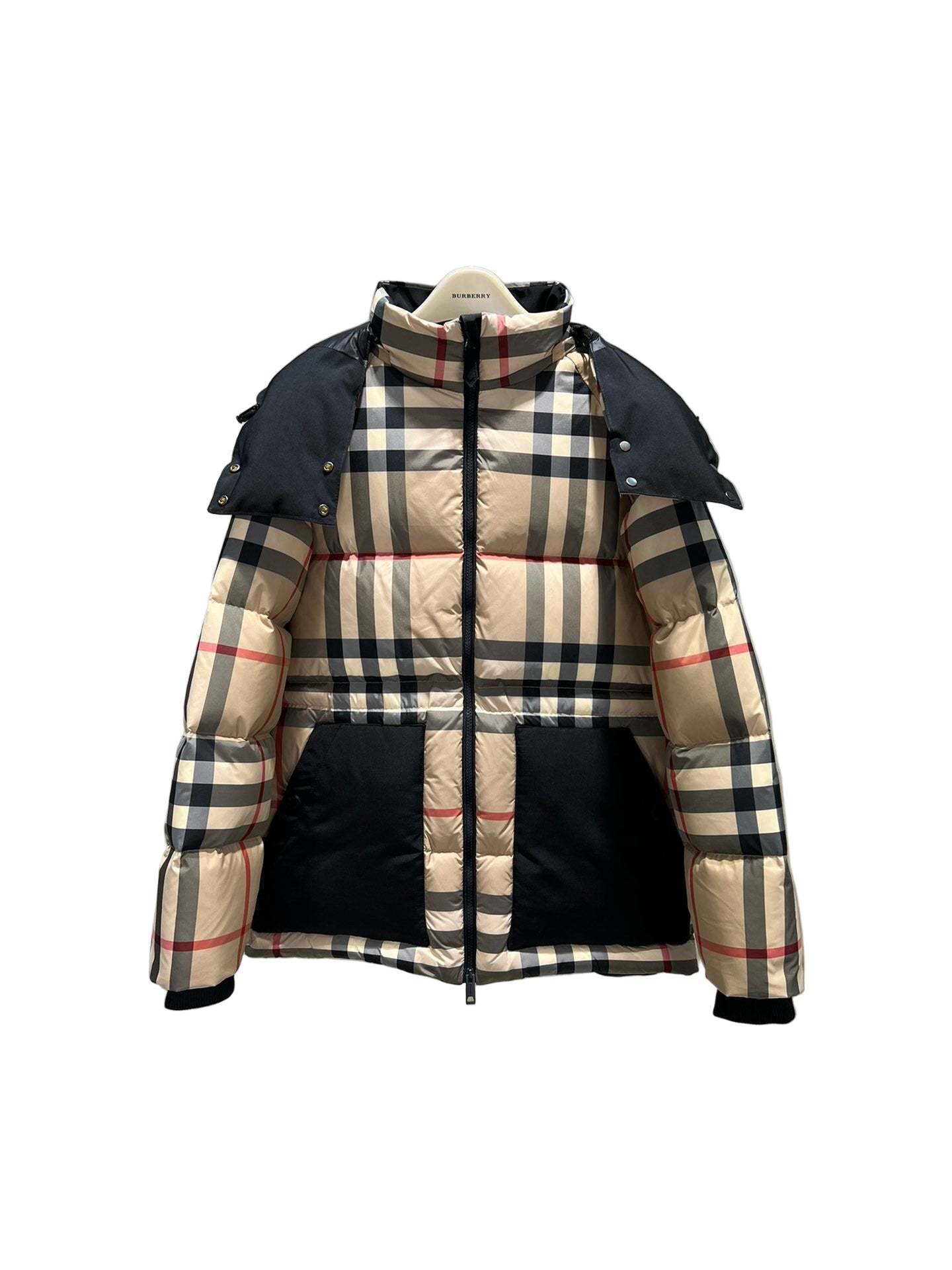 Burberry Check Down Jacket "Beige"