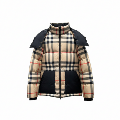 Burberry Check Down Jacket "Beige"