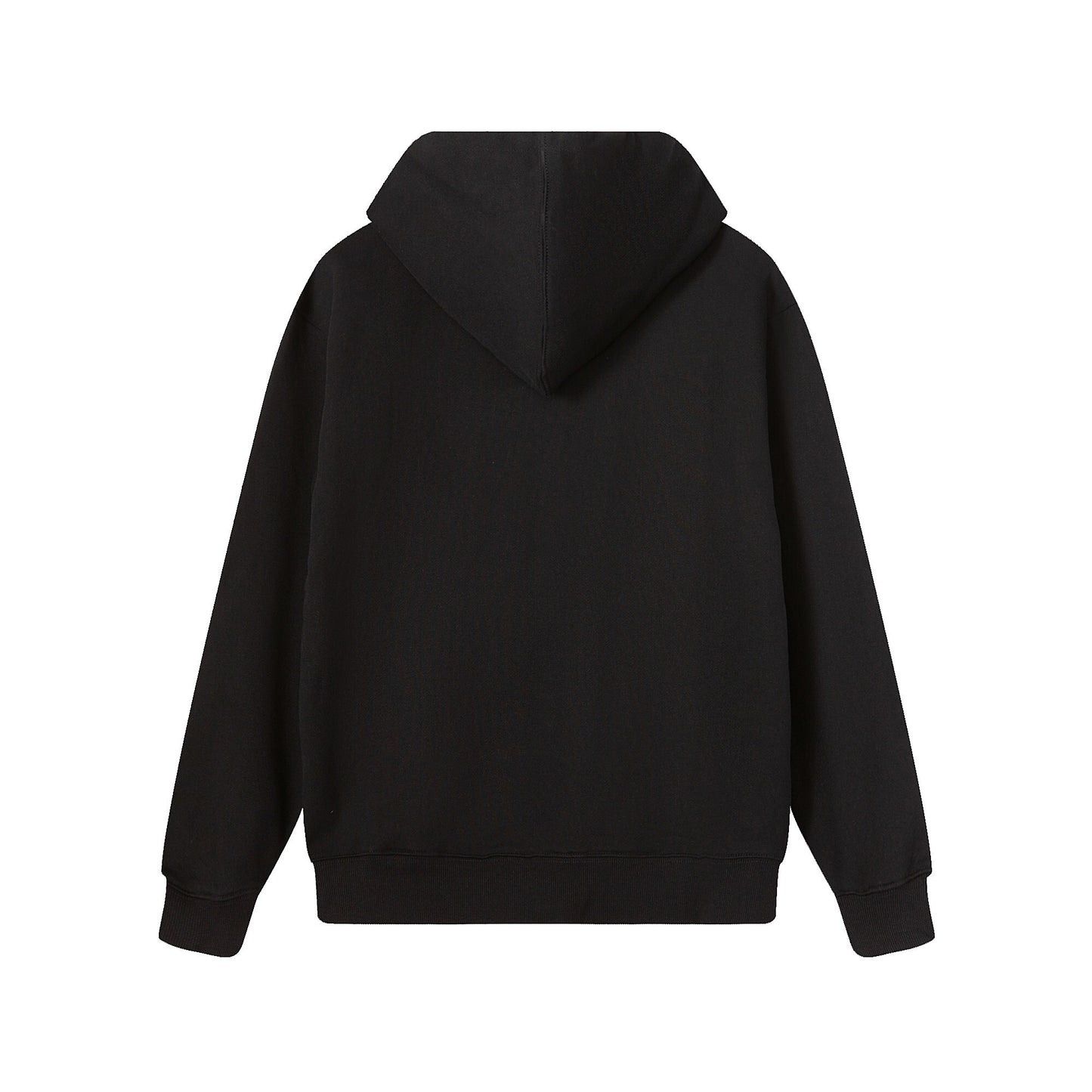 Burberry Hove Check Embroidery Logo Zip-Up Hoodie "Black"