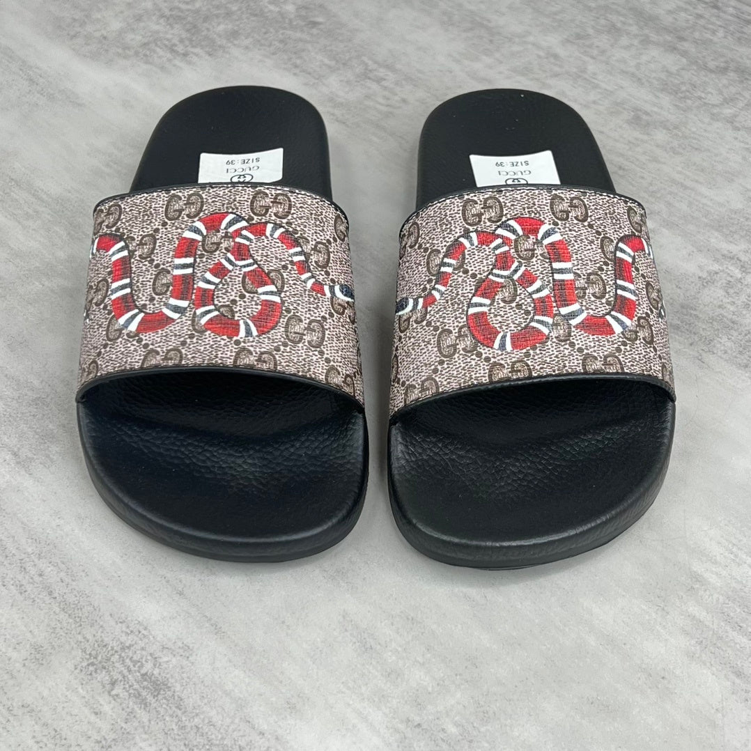 Gucci Snake Print "Black-Beige"