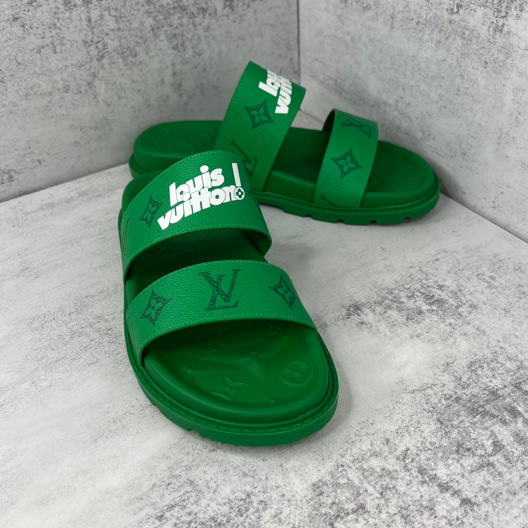 Louis Vuitton Slides "Green"