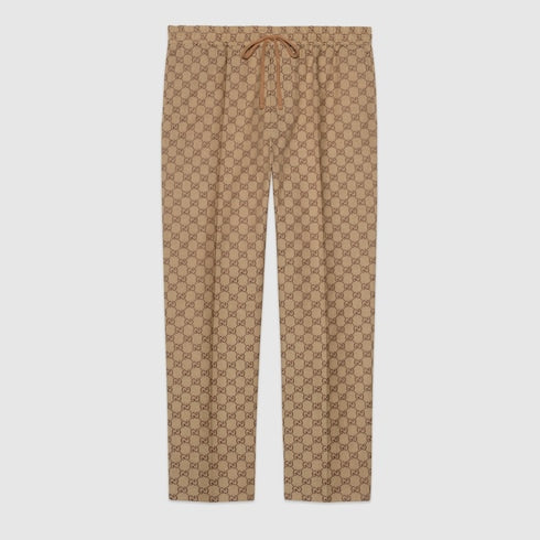 Gucci GG Canvas Track Bottoms "Camel"