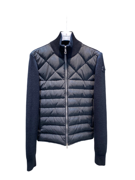 Moncler Hybrid Down Top "Navy Blue"