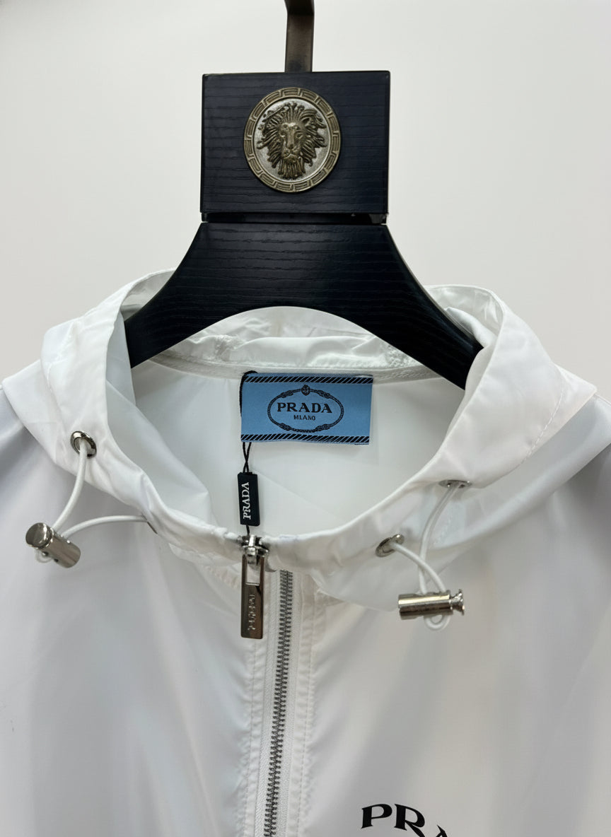 Prada Windbreaker Jacket "White"