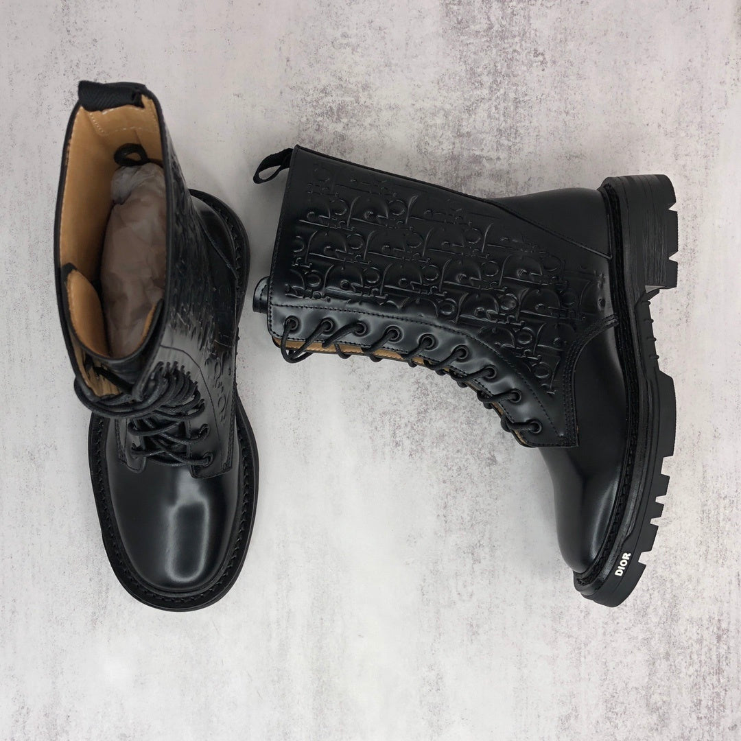 Dior Explorer 2 Boots Dior Oblique Embossed "Black"