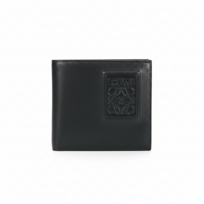 Loewe Bifold Wallet in Satin Calfskin "Black"