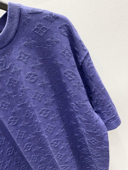 Louis Vuitton Monogram Short-Sleeved Crewneck "Blue"
