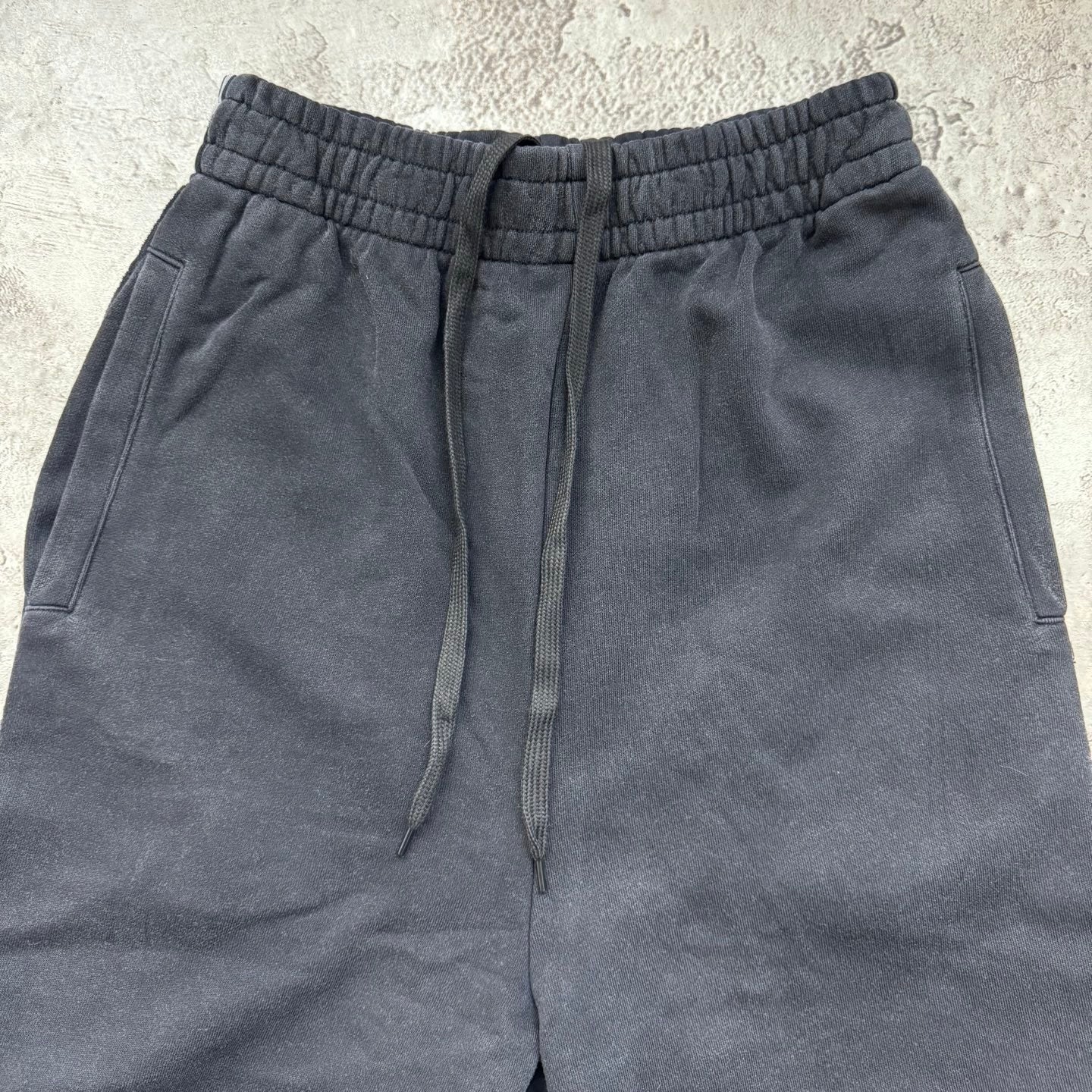 Balenciaga Stripe Baggy Pants "Washed Black-Grey"