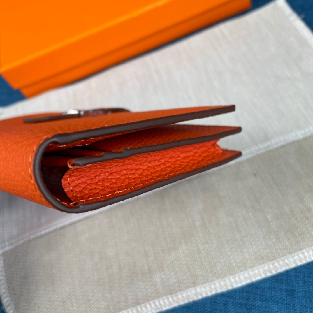 Hermes Bearn Wallet "Orange"